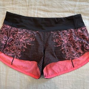 RARE LULULEMON speed up shorts